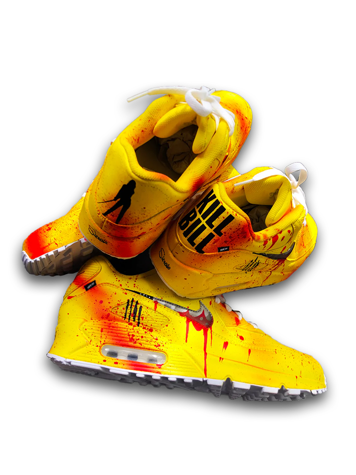 Custom Nike Air Max 90 Kill Bill