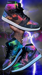 Black Toe "Galaxy" Air Jordan 1 Retro High by Sierato x Artisan Echelon