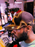 "ElectrO" Custom Painted Hats by Sierato x Artisan Echelon