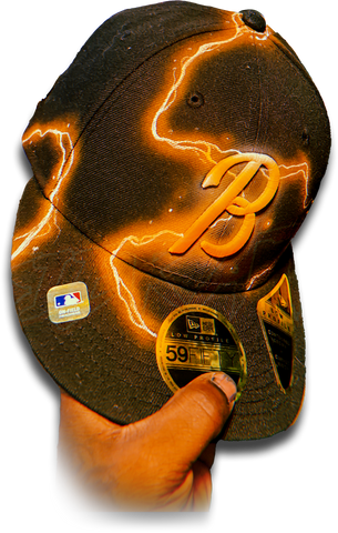 "ElectrO" Custom Painted Hats by Sierato x Artisan Echelon