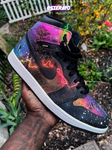 Black Toe "Galaxy" Air Jordan 1 Retro High by Sierato x Artisan Echelon